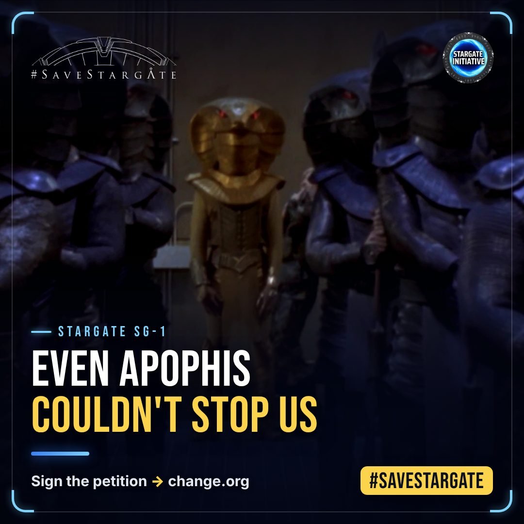 #SaveStargate visual: Even Apophis couldn't stop us