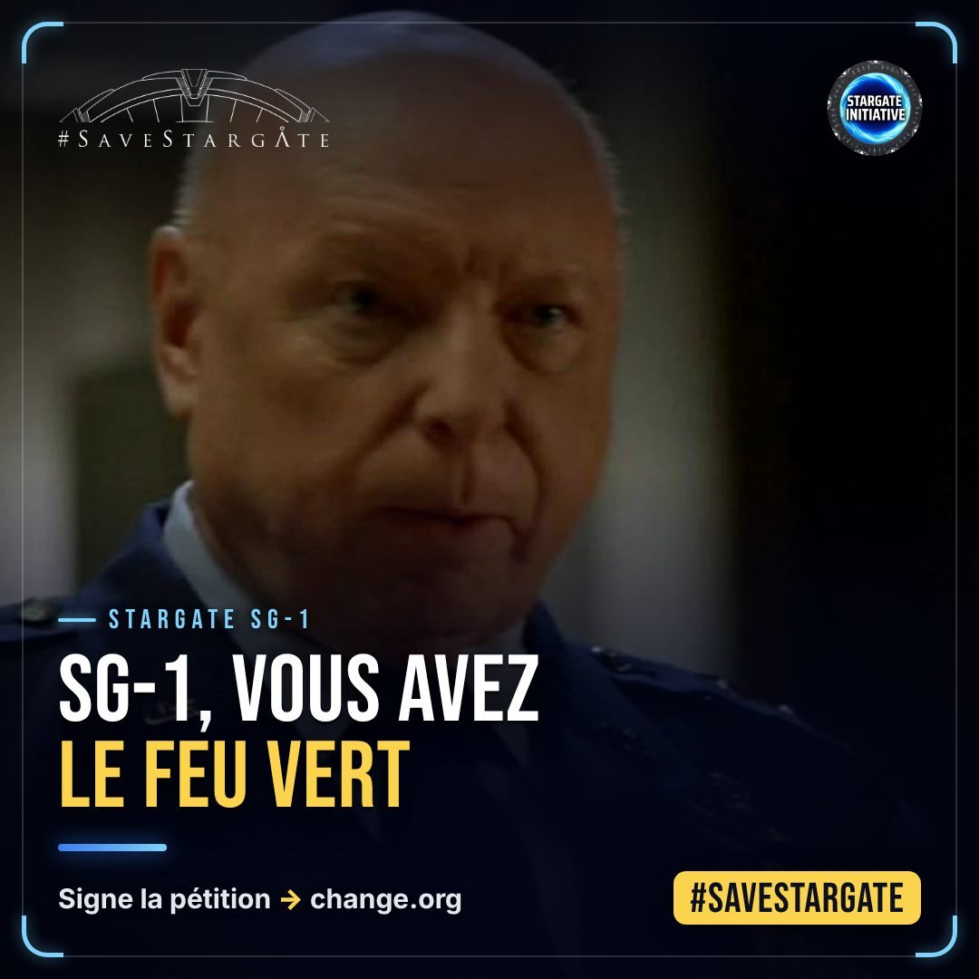 Visuel #SaveStargate : SG-1, vous avez le feu vert