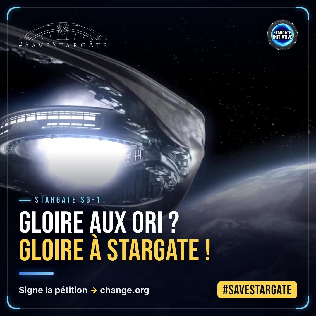 Visuel #SaveStargate : Gloire aux Ori ? Gloire à Stargate !