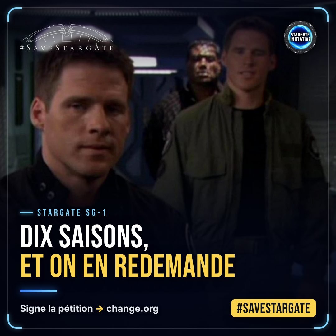 Visuel #SaveStargate : Dix saisons, et on en redemande